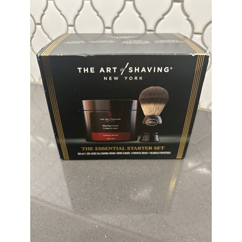 The Art of Shaving Iconic Duo Kit Prevents Shaving Burn Perfect Sandalwood New